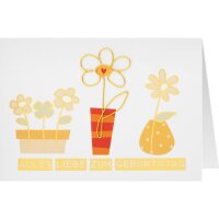 3D Grußkarte "Alles Liebe zum Geburtstag"