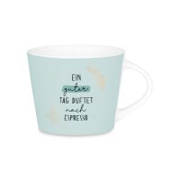 Espresso Tasse Ein guter Tag  Schreibkram Manufaktur
