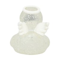 Ente Glitzer Engel – romantische Badeente mit...