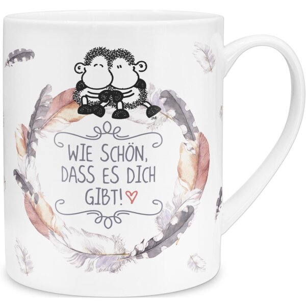 XL Tasse Becher "Wie Schön, dass es Dich gibt!