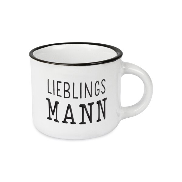 Espresso-Tasse Vintage Lieblingsmann