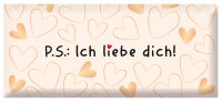 Schoko 30g P.S.: Ich liebe dich! Goldveredelung