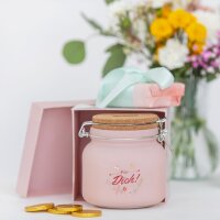 Sparglas, bunt, Für Dich