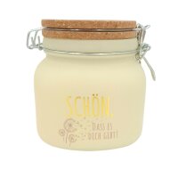 Sparglas, bunt, Schön, dass es dich gibt