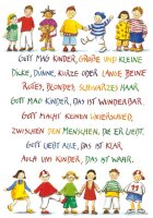 Gott mag Kinder... – Doppelkarte