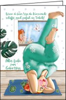 Ingrid Berendsen Zum Geburtstag (Yoga) – Doppelkarte
