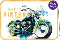 Happy Birthday (Motorrad) – Doppelkarte
