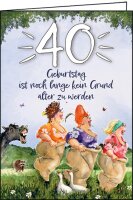 Ingrid Berendsen 40. Geburtstag (Frauen) – Doppelkarte