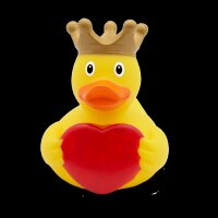 Ente Holdys mit Gruß-Herz – liebevolle...