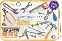 Happy Birthday (Werkzeug) – Doppelkarte