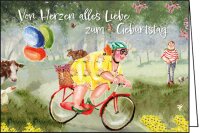 Ingrid Berendsen Zum Geburtstag (Frau auf Fahrrad)...
