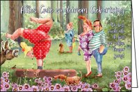 Ingrid Berendsen Zum Geburtstag (Frau macht Handstand)...