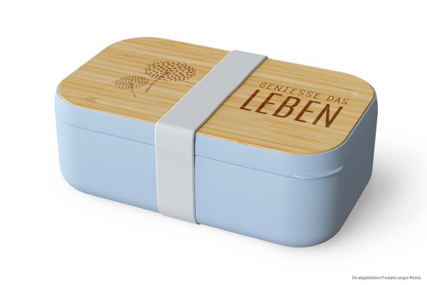 Brotdose Genieße das Leben Pusteblume