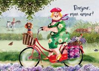Ingrid Berendsen Bonjour, mon amour– Postkarte