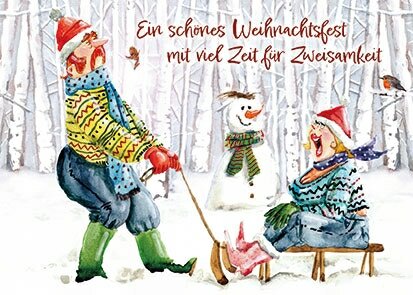 Ingrid Berendsen Ein schönes Weihnachtsfest...r– Postkarte