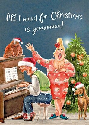 Ingrid Berendsen All I want for Christmas is youuuuuuuuu!– Postkarte