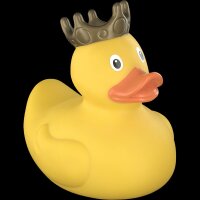 Ente XXL gelb mit Krone