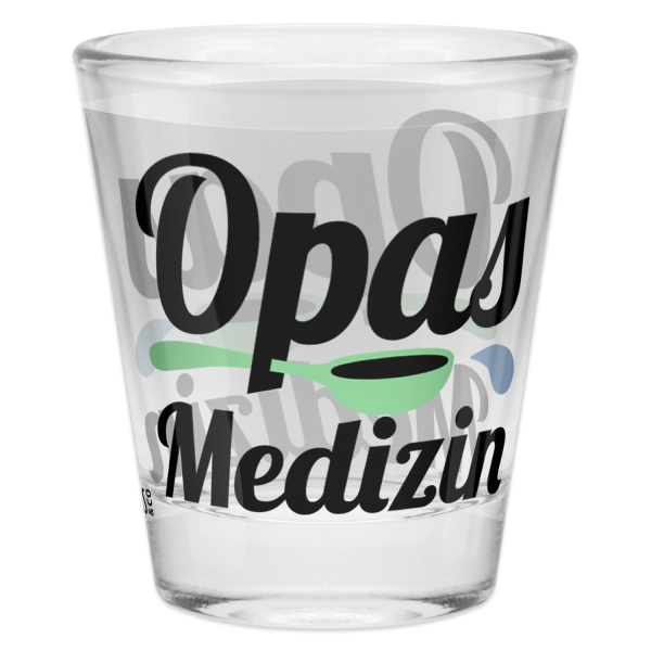 Schnapsglas Opas Medizin