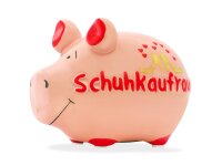 Sparschwein Schuhkaufrausch