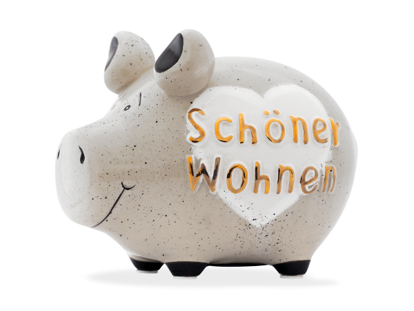 Sparschwein Schöner Wohnen Gold-Edition
