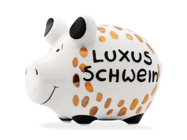 Sparschwein Luxusschwein Gold-Edition
