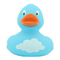 Ente mit Wolken – verträumte Badeente mit...