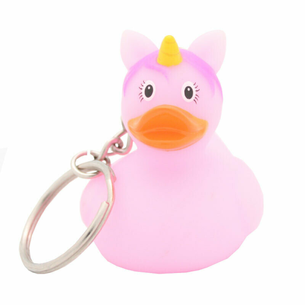 Ente Mini Einhorn Pink Schlüsselanhänger