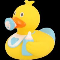 Ente Baby Junge – süße Sammlerente als Geschenk zur Geburt