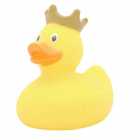 Ente mit Krone gelb – strahlende Badeente mit...
