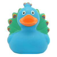 Ente Pfau – prachtvolle Badeente mit Farben-Charakter
