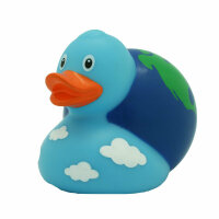 Ente Weltkugel – weltoffene Badeente mit...