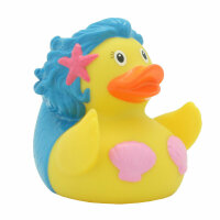 Ente Meerjungfrau blau – mystische Badeente mit...