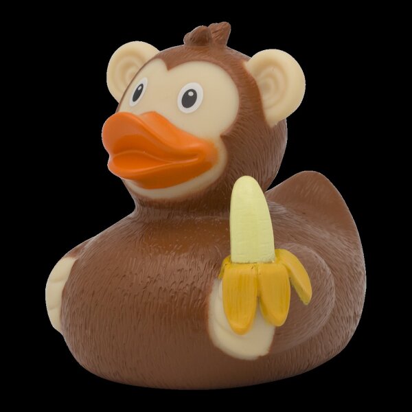 Ente Affe – freche Badeente mit Dschungel-Flair