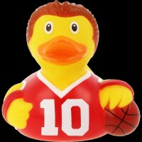 Ente Basketballer – sportliche Badeente mit...