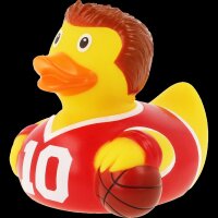 Ente Basketballer – sportliche Badeente mit...
