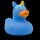 Ente Einhorn hellblau – zauberhafte Badeente mit sanftem Schimmer