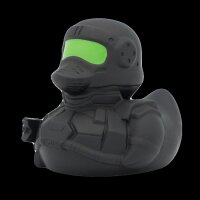 Ente Cyber Krieger – futuristische Badeente mit...