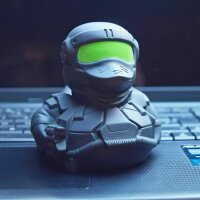 Ente Cyber Krieger – futuristische Badeente mit...