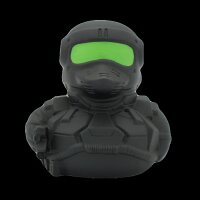 Ente Cyber Krieger – futuristische Badeente mit Power-Look