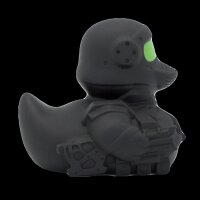 Ente Cyber Krieger – futuristische Badeente mit Power-Look
