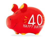 Sparschwein 40 Geburtstag