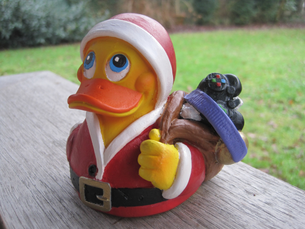 Ente Kautschuk Weihnachtsmann Duck