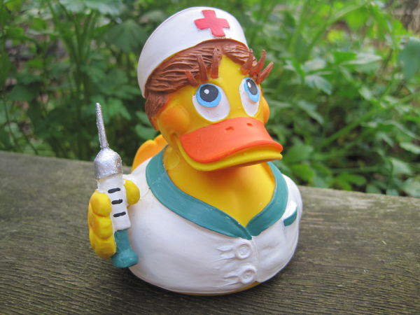 Ente Kautschuk Krankenschwester Duck