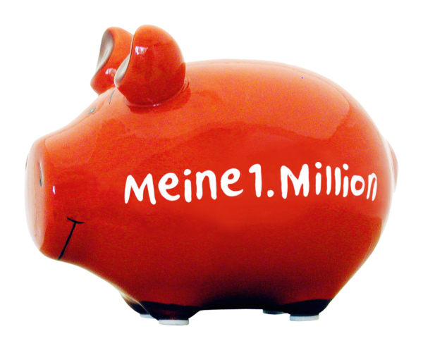 Sparschwein Meine 1. Millionen