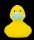 Ente Corona gelb