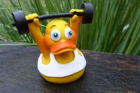 Ente Kautschuk Willi Workout – sportliche Badeente...