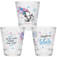 Schnapsglas Genieße das Leben