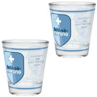 Schnapsglas Schluckimpfung