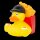Ente Pommes – freche Badeente mit Snack-Charme