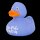 Ente You make my day blau – stilvolle Badeente mit Herz